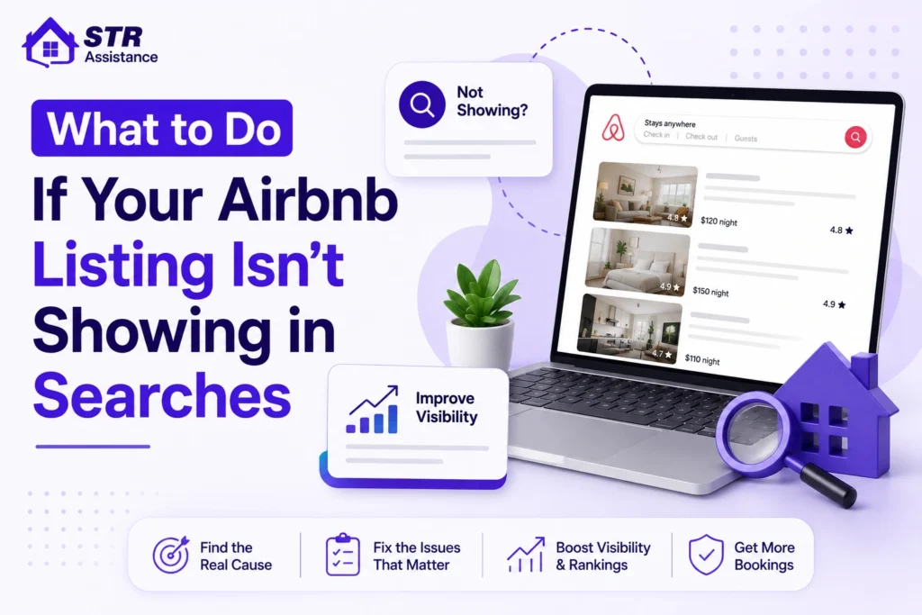 What to Do If Your Airbnb Listing Isn’t Showing in Searches