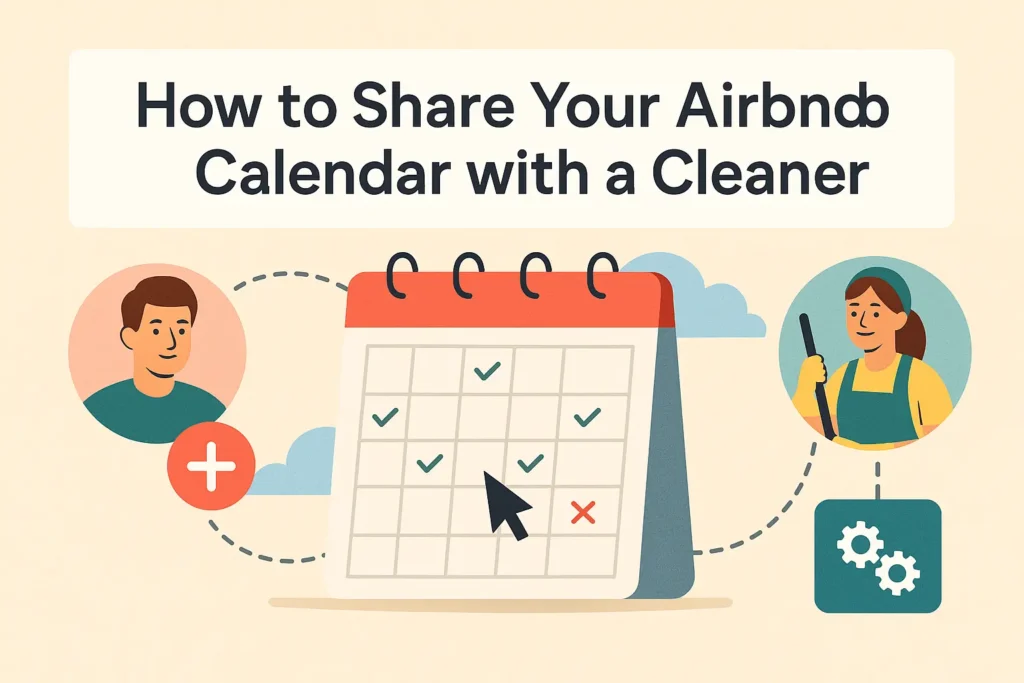 How to Share Your Airbnb Calendar with a Cleaner