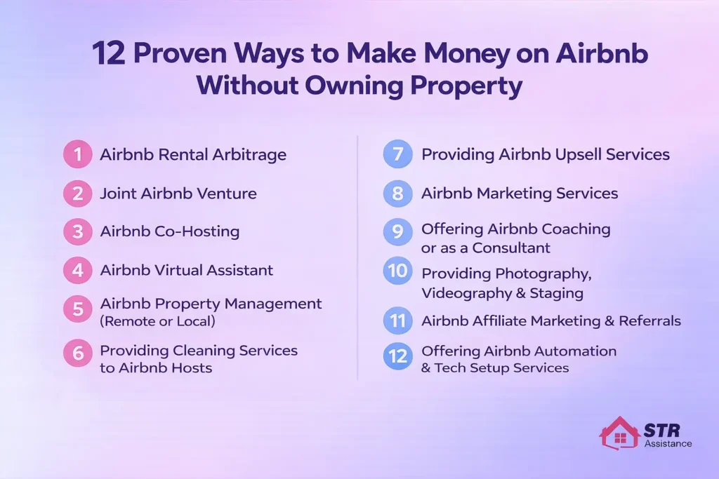 12 Proven Ways to Make Money on Airbnb Without Owning Property