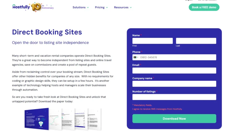 Hostfully Direct Booking Websites