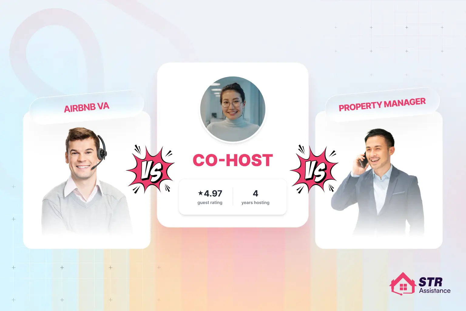 Airbnb VA vs Co-Host vs Property Manager