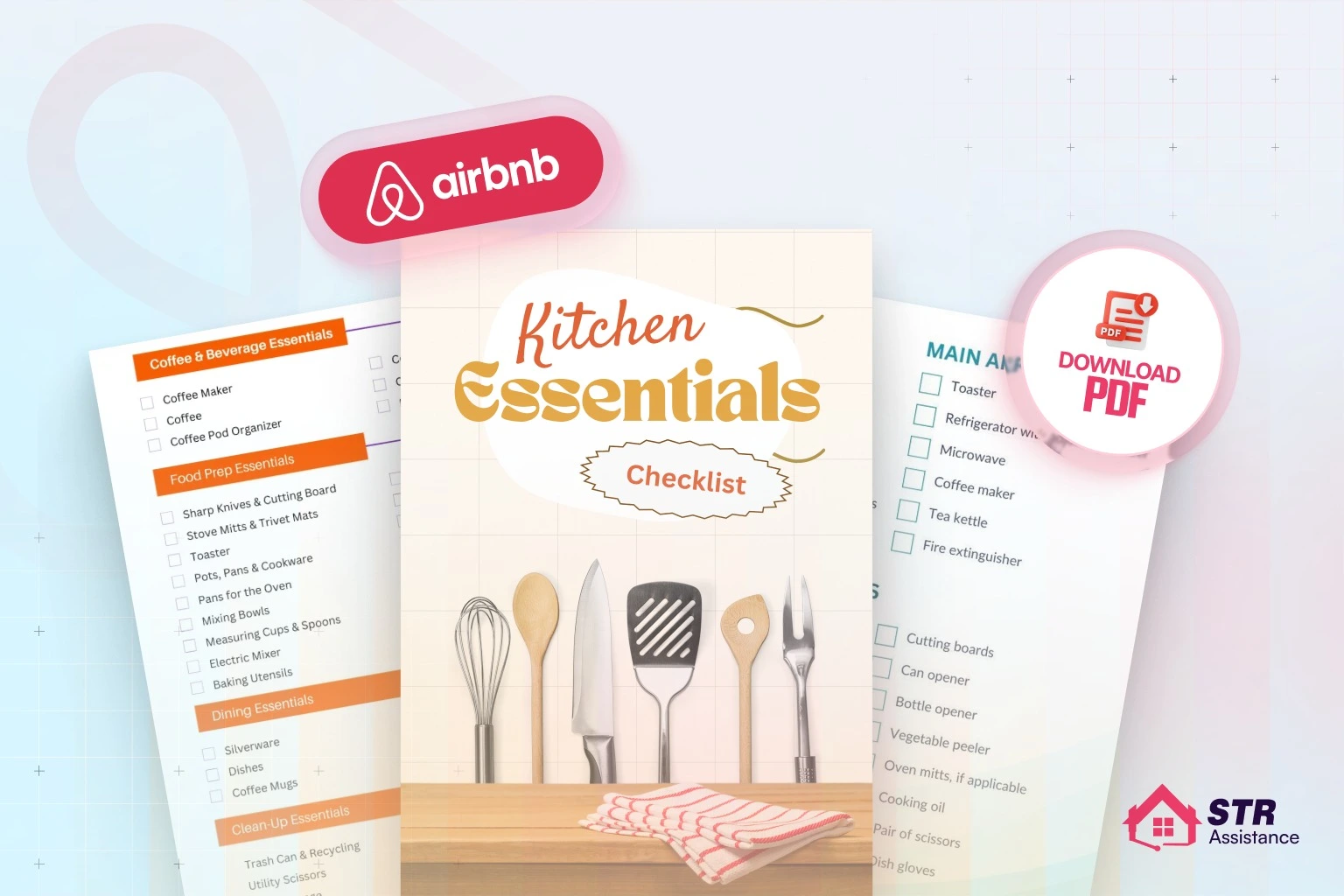 Airbnb Kitchen Essentials Checklist