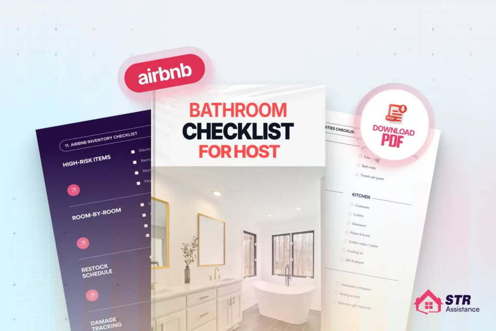 Airbnb Bathroom Checklist