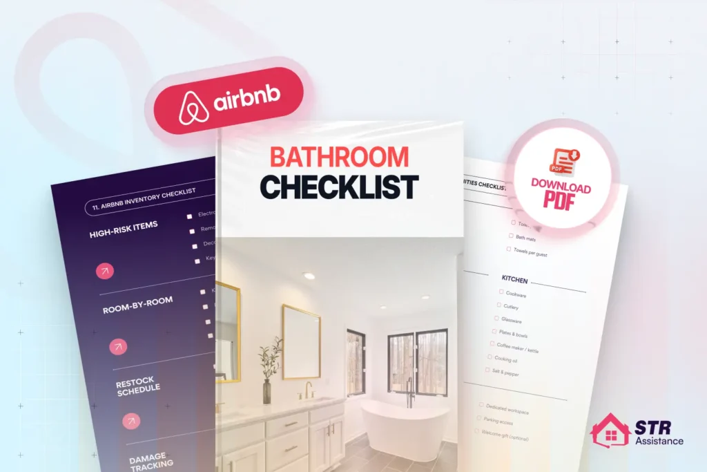 airbnb bathroom checklist