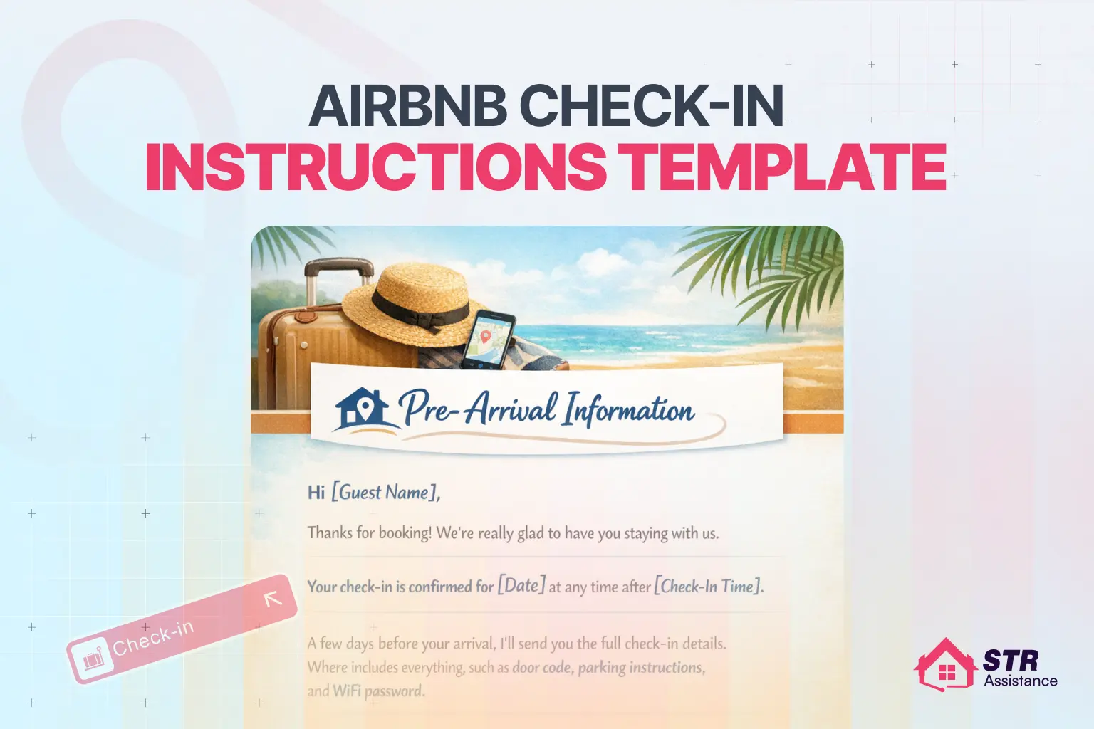 Airbnb Check-In Instructions Template