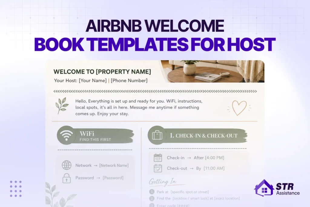 Airbnb Welcome Book Template