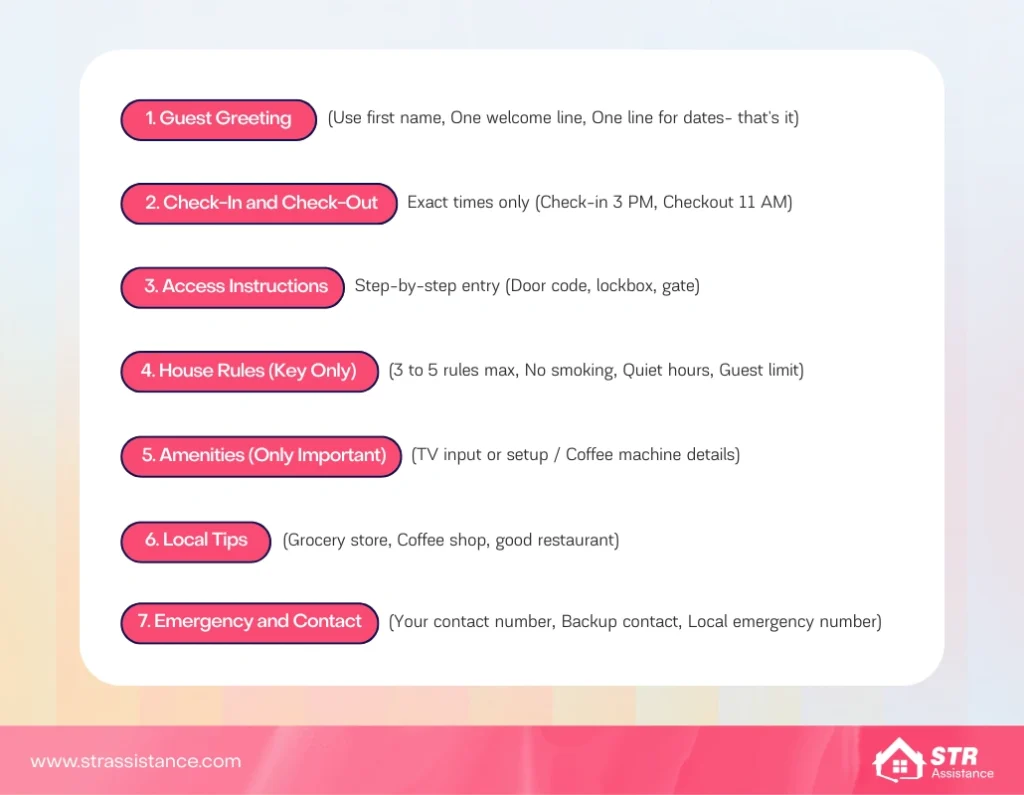 What to Include in an Airbnb Welcome Letter