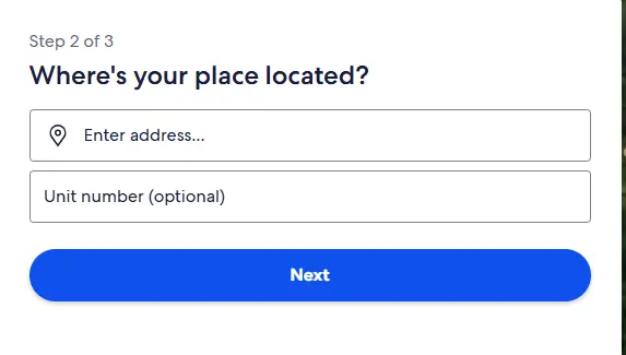 Enter Your Property Address And Confirm the GPS Pin