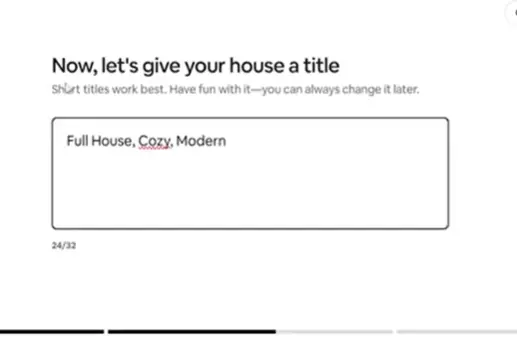 How to write your Airbnb title