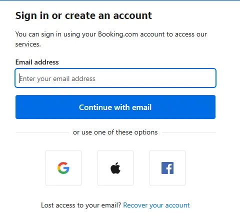 Create Your Booking.com Partner Account