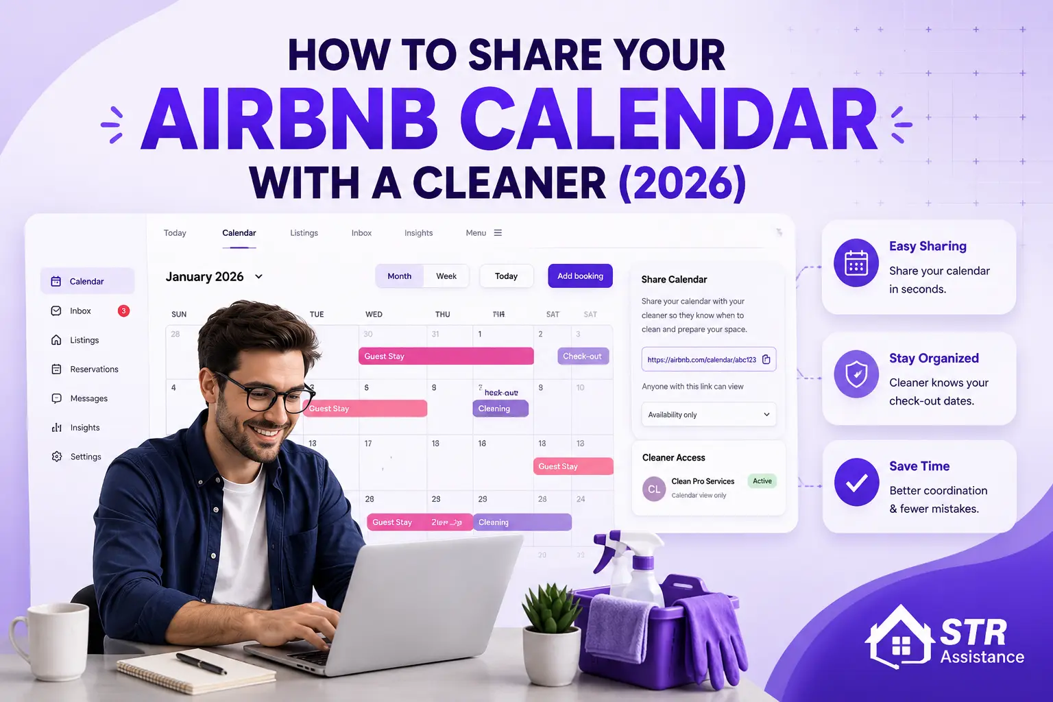 How to Share Your Airbnb Calendar with a Cleaner (2026)