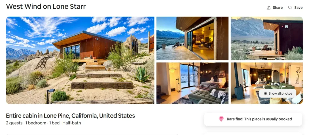 Entire cabin in Lone Pine, California, United States