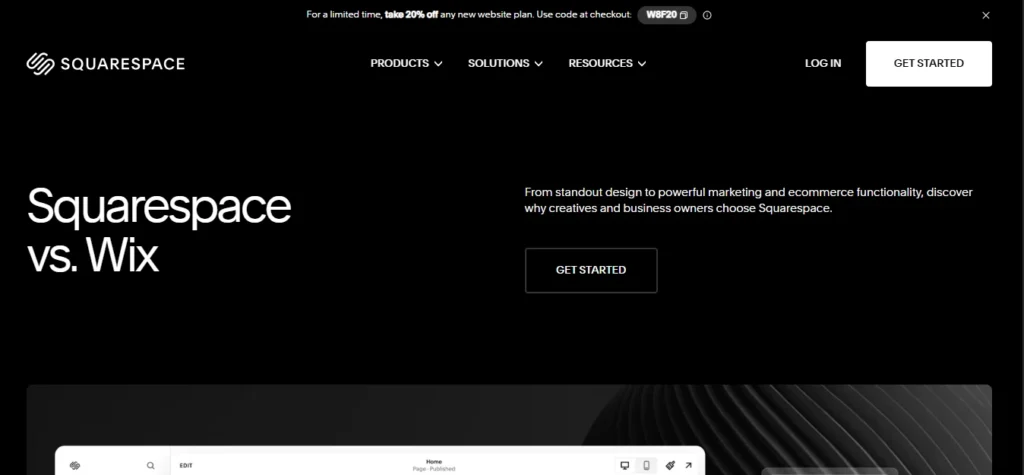 Squarespace or Wix With a Booking Widget