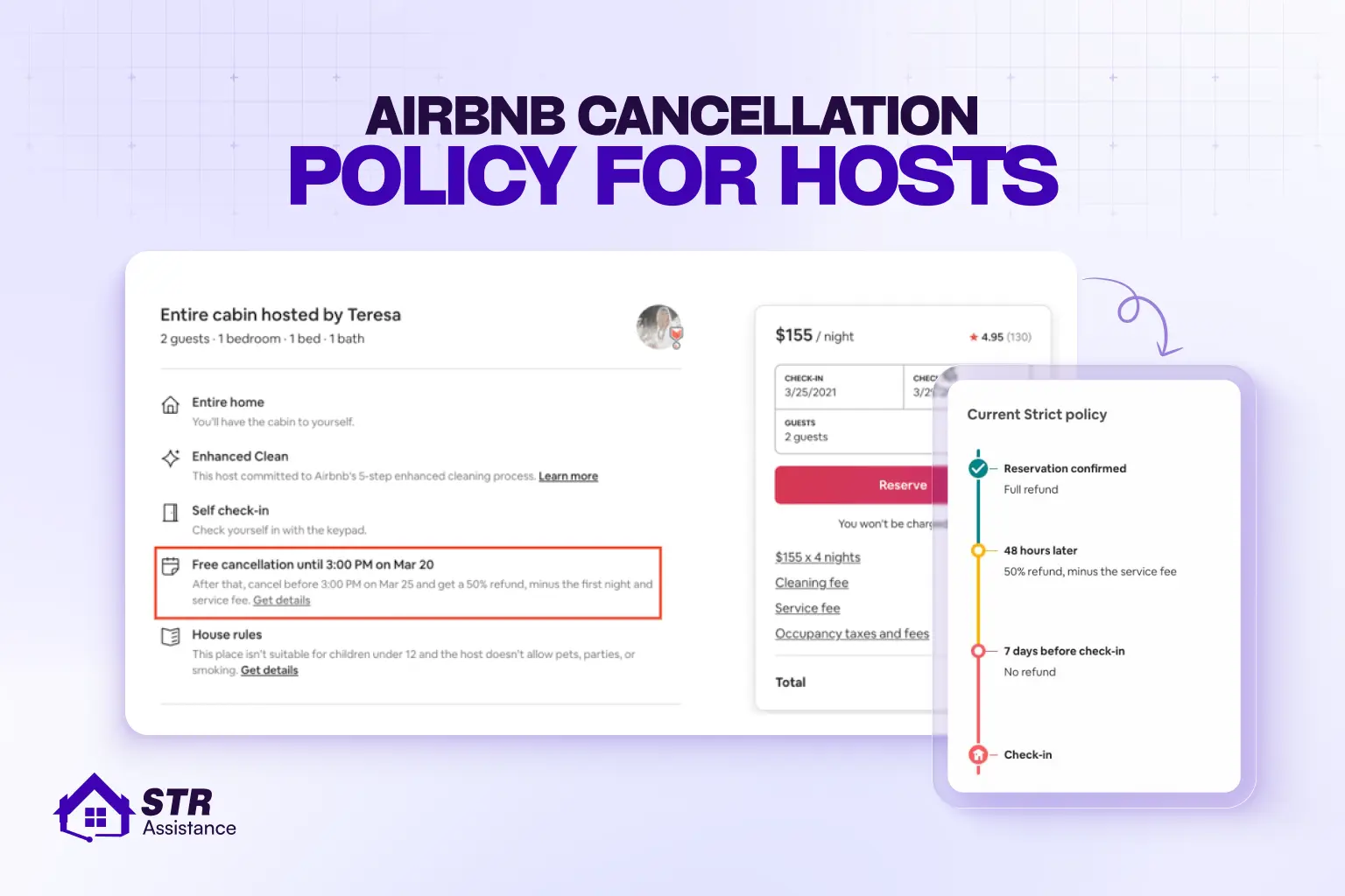 airbnb cancellation policy for hosts
